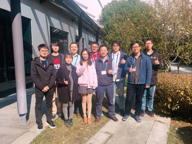 Taking an academic visit in Suzhou